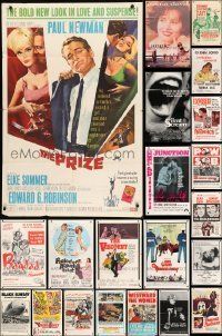 6m058 LOT OF 33 FOLDED ONE-SHEETS '50s-80s great images from a variety of different movies!