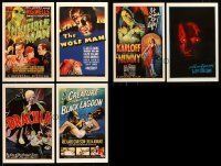 6m232 LOT OF 6 UNIVERSAL MASTERPRINTS '01 all the best horror movies including Dracula & Mummy!