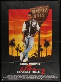 6p585 BEVERLY HILLS COP II French 1p '87 Eddie Murphy is back as Axel Foley, where he doesn't belong