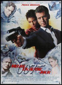 6p664 DIE ANOTHER DAY French 1p '02 Pierce Brosnan as James Bond & sexy Halle Berry as Jinx!
