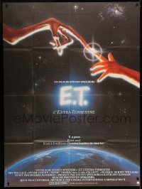 6p676 E.T. THE EXTRA TERRESTRIAL French 1p '82 Steven Spielberg, classic fingers touching image!