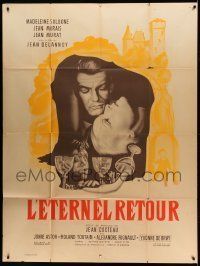 6p685 ETERNAL RETURN French 1p R60s Jean Cocteau & Delannoy's L'eternel retour, Jean Marais, Murat
