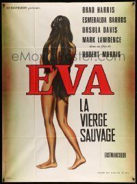 6p769 KING OF KONG ISLAND French 1p '71 different full-length art of sexy naked jungle girl Eva!