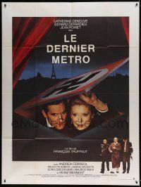 6p787 LAST METRO French 1p '80 Catherine Deneuve & Depardieu under swastika, Francois Truffaut