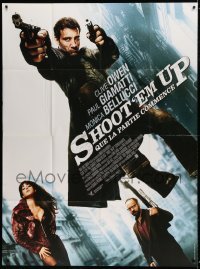 6p914 SHOOT 'EM UP French 1p '07 Clive Owen, Paul Giamatti, sexy Monica Bellucci!