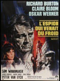 6p928 SPY WHO CAME IN FROM THE COLD French 1p '65 Richard Burton, Claire Bloom, Michel Landi art!