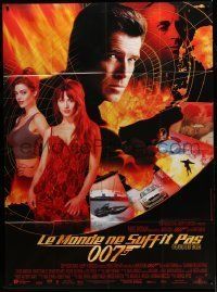 6p988 WORLD IS NOT ENOUGH French 1p '99 Brosnan as James Bond, Denise Richards, Sophie Marceau!