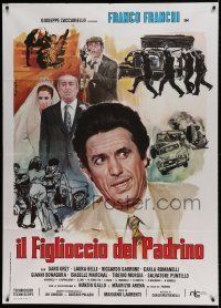 6p169 IL FIGLIOCCIO DEL PADRINO Italian 1p '73 Enzo Sciotti art of Franco Franchi & cast!