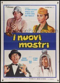 6p277 VIVA ITALIA Italian 1p '78 I Nuovi mostri, Gassman, Sordi, Tognazzi, Muti, wacky art!