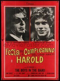 6p012 BOYS IN THE BAND Italian 2p '70 William Friedkin gay classic, Leonard Frey, La Tourneaux!