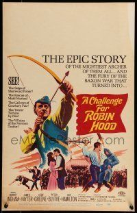 6p320 CHALLENGE FOR ROBIN HOOD WC '67 Hammer, the rogue of rogues & his mighty outlaw band!