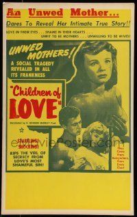 6p325 CHILDREN OF LOVE WC '53 unwed mother Etchika Choureau dares to reveal her intimate story!