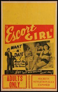 6p353 ESCORT GIRL WC '41 see why men who play with half-naked bad girls must pay!