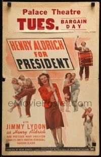 6p386 HENRY ALDRICH FOR PRESIDENT WC '41 Jimmy Lydon's first time in the title role!