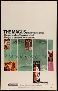 6p424 MAGUS WC '68 Michael Caine, Anthony Quinn, Candice Bergen, Anna Karina, the game is life!
