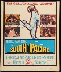 6p499 SOUTH PACIFIC WC R64 Rossano Brazzi, Mitzi Gaynor, Rodgers & Hammerstein musical!