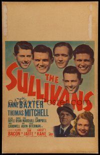 6p506 SULLIVANS WC '44 Anne Baxter, Thomas Mitchell & 5 heroic doomed brothers in World War II!