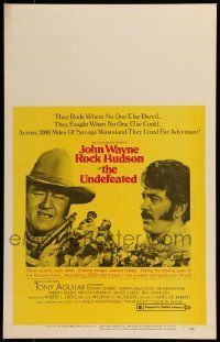 6p525 UNDEFEATED WC '69 great Civil War cast portrait with John Wayne & Rock Hudson!