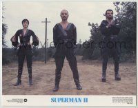6r848 SUPERMAN II color 11x14 still '81 best close up of Terence Stamp & the villains!