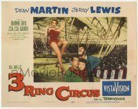 6r350 3 RING CIRCUS LC '54 Dean Martin & clown Jerry Lewis, Joanne Dru, Zsa Zsa Gabor
