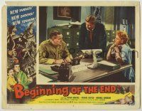 6r381 BEGINNING OF THE END LC #2 '57 Peter Graves & Peggie Castle with General Morris Ankrum!