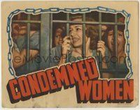 6r462 CONDEMNED WOMEN LC '38 best image of Anne Shirley with bad girls behind bars!
