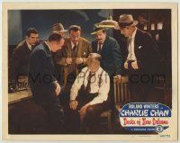 6r510 DOCKS OF NEW ORLEANS LC #7 '48 Roland Winters as Charlie Chan w/detectives surrounding man!