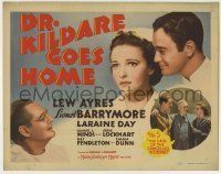 6r077 DR. KILDARE GOES HOME TC '40 doctor Lew Ayres, Lionel Barrymore, pretty nurse Laraine Day!