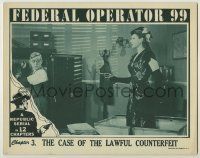 6r529 FEDERAL OPERATOR 99 chapter 3 LC '45 Helen Talbot w/ gun, The Case of the Lawful Counterfeit!