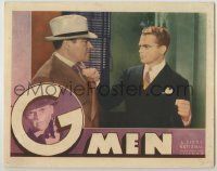 6r550 G-MEN LC '35 tough guy government agent James Cagney about to punch Edwin Maxwell!