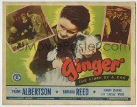 6r098 GINGER TC '47 Frank Albertson & Barbara Reed in the story of a dog!
