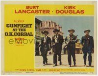 6r557 GUNFIGHT AT THE O.K. CORRAL LC #5 '57 Lancaster, Douglas & the Earps at movie's climax!