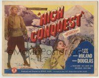 6r114 HIGH CONQUEST TC '47 pretty Anna Lee in mountaineering adventure with Gilbert Roland!