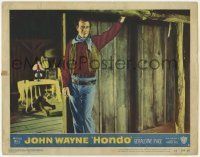 6r569 HONDO 3D LC #4 '53 best full-length image of big John Wayne standing in doorway!