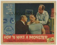 6r577 HOW TO MAKE A MONSTER LC #2 '58 Harris & Brinegar take care of Frankenstein Gary Conway!