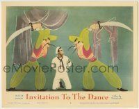 6r594 INVITATION TO THE DANCE LC #6 '56 great image of Gene Kelly with cartoon guys with scimitars!