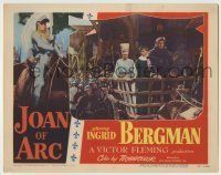6r601 JOAN OF ARC LC #3 '48 Ingrid Bergman led to her flaming death in cart!