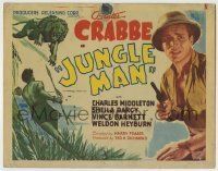 6r149 JUNGLE MAN TC '41 doctor Buster Crabbe & Sheila Darcy must transport fever serum in Africa!