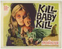 6r152 KILL BABY KILL TC R69 Mario Bava's Operazione Paura, creepy little girl killer with doll!