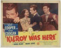 6r153 KILROY WAS HERE TC 1947 Jackie Cooper and Jackie Coogan, famous art!
