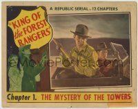 6r614 KING OF THE FOREST RANGERS chapter 1 LC '46 Larry Thompson w/ harpoon, Mystery of the Towers!