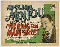 6r155 KING ON MAIN STREET TC '25 Adolphe Menjou stars with Bessie Love & Greta Nissen!