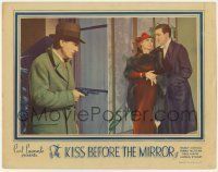 6r620 KISS BEFORE THE MIRROR LC '33 Paul Lukas w/gun, Gloria Stuart & Walter Pidgeon, James Whale!