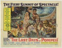 6r162 LAST DAYS OF POMPEII TC '60 mighty Steve Reeves in the fiery summit of spectacle!