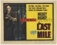 6r163 LAST MILE TC '59 art of Mickey Rooney as Killer Mears breaking out of Death Row!