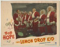 6r640 LEMON DROP KID LC #3 '51 Bob Hope talks to Tor Johnson & men in Santa Claus suits!