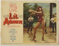 6r647 LI'L ABNER LC #4 '59 full-length sexy Julie Newmar as Stupifyin' Jones dancing for the men!