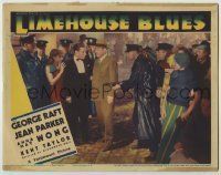 6r649 LIMEHOUSE BLUES LC '34 George Raft in yellowface makeup protecting Jean Parker from cops!
