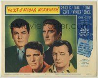 6r650 LIST OF ADRIAN MESSENGER LC #6 '63 Tony Curtis, Kirk Douglas, Burt Lancaster, Robert Mitchum
