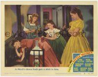 6r653 LITTLE WOMEN LC #2 '49 Elizabeth Taylor & girls watch June Allyson get her dress repaired!
